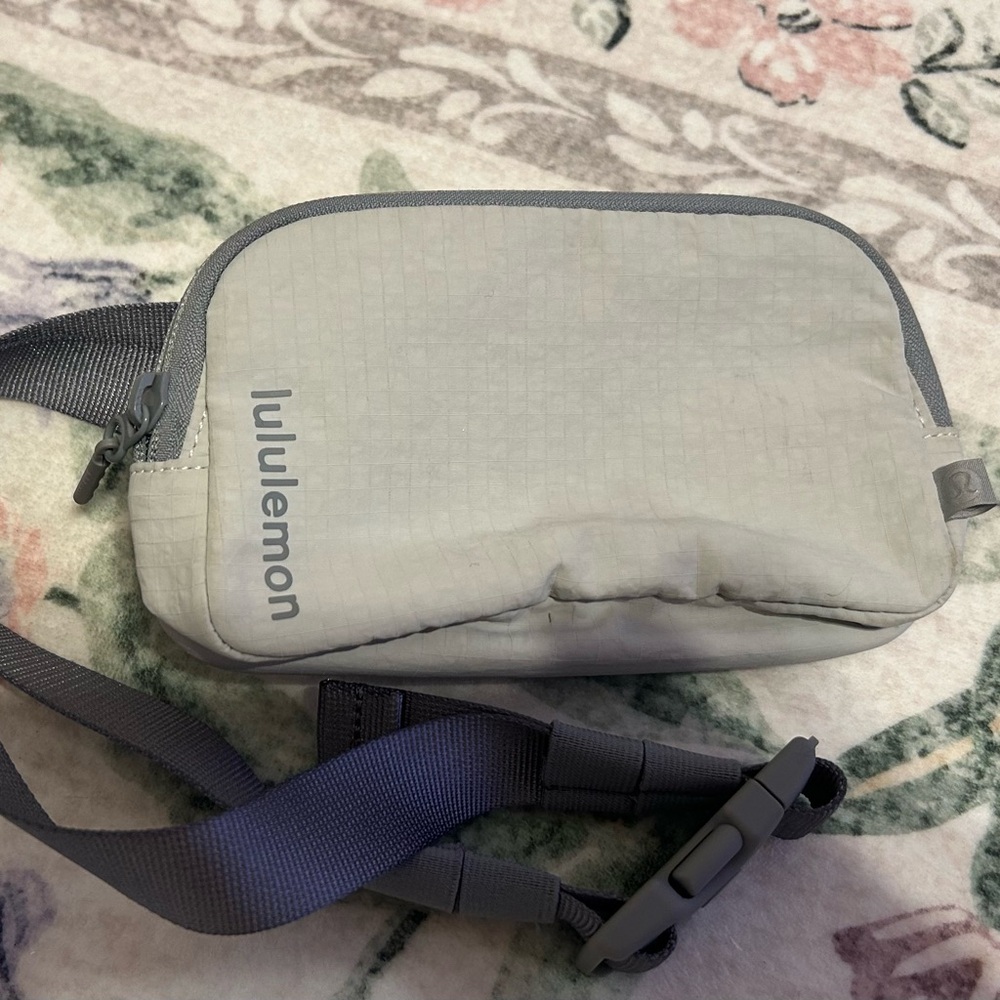 lululemon athletica mini Light Gray Belt Bag